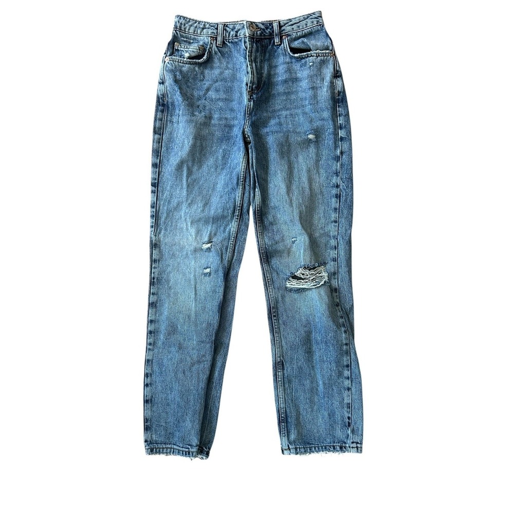 We The Free Distressed Jeans Womans SZ 26 Straight Leg